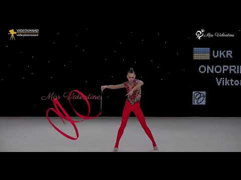 Viktoriia Onopriienko Ribbon Final 31,250 🥇 - Grand-Prix "Miss Valentine 2024"