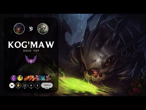 Kog'Maw Top vs Camille - KR Master Patch 13.10