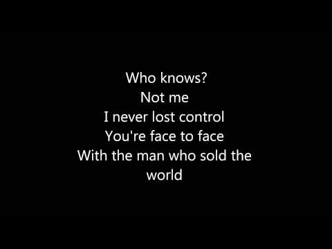 The Man Who Sold The World by Nirvana lyrics[HQ]