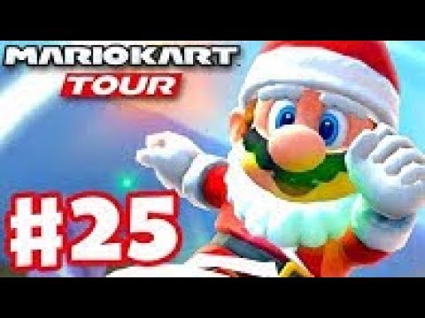 Santa Mario! Winter Tour! Mario Kart Tour- Gameplay Part 25
