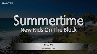 Download lagu New Kids On The Block - Summertime (Melody) (Karaoke Version) mp3