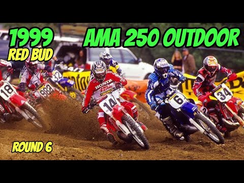 1999 AMA 250 OUTDOOR MOTOCROSS FROM RED BUD - ROUND 6