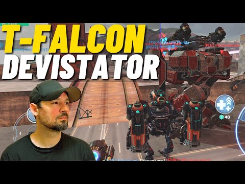 War Robots T-falcon With Devastator
