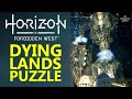 Dying Lands Rotating Pillar Puzzle - Repair Bay Tau - Horizon Forbidden West - Find A Way Up