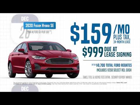Ford Year-end Sellathon - :15 Fusion Hybrid $159 Lease TV