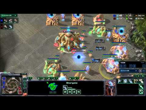 LotV Beta Hilariously Epic PvZ, Win with one mining worker remaining!