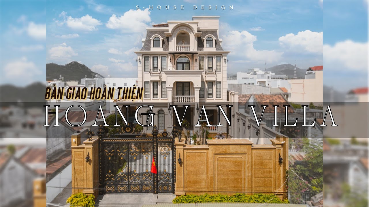 Thực Tế Hoàn Thiện Biệt Thự Tân Cổ Điển Hoàng Vân
