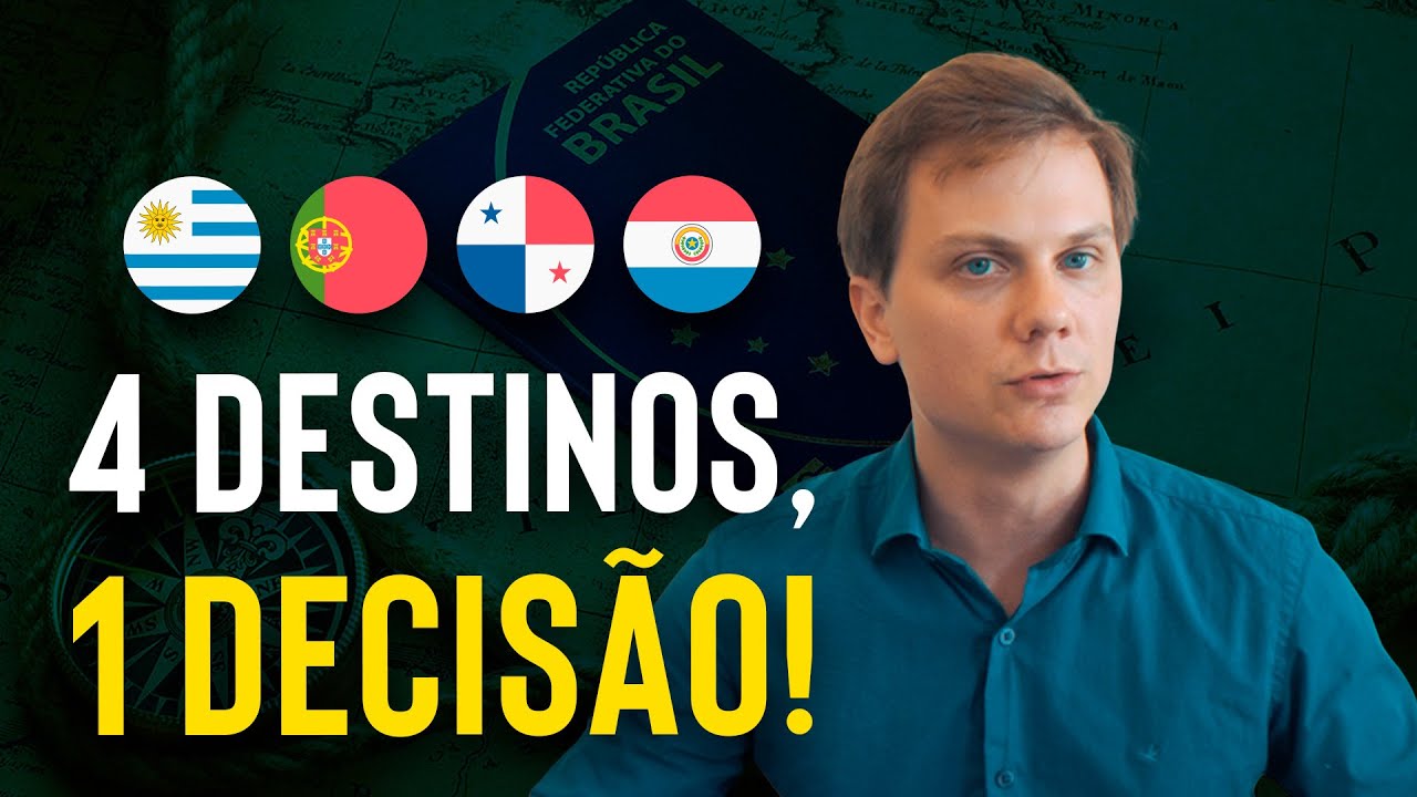 Quer morar fora do Brasil? Descubra a verdade sobre PORTUGAL, PARAGUAI, PANAMÁ e URUGUAI