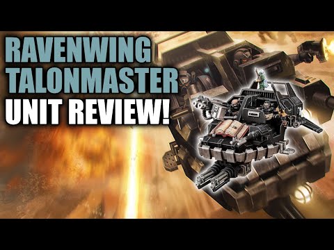 The Best HQ In The Game?! Ravenwing Talonmaster Unit Review! │ Warhammer 40k 9th Edition