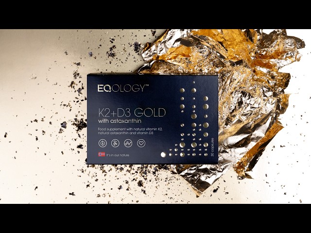 Eqology Vitamin K2 + D3 Gold EN