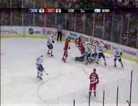 Canucks @ Red Wings 1/17/08