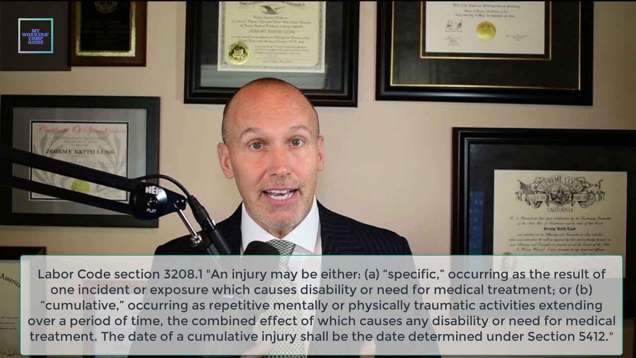 No specific injury at work? Your injury may be a cumulative trauma. Learn more about CT injuries