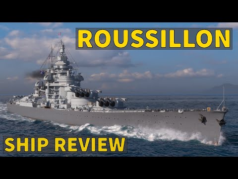 Roussillon - T9 French Battleship | World of Warships