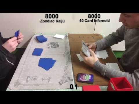 Yu-Gi-Oh Zoodiac Kaiju Vs 60 Card Infernoid February 2017