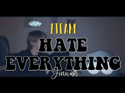 1TEAM Jinwoo 'Hate Everything' (Golden) Cover