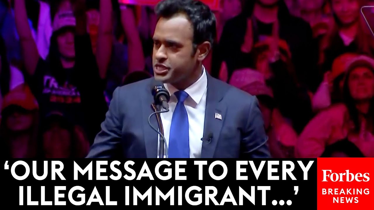 Vivek Ramaswamy Sends Blunt Messages To Illegal Immigrants, Gen Z, And More At Trump's MSG Rally