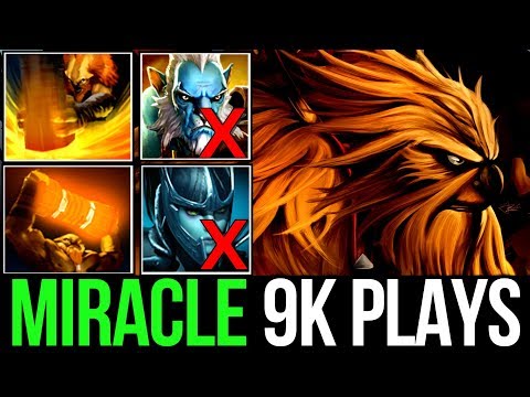 Miracle- [Earthshaker] Insane 9k Plays - Ez Counterpick Dota2