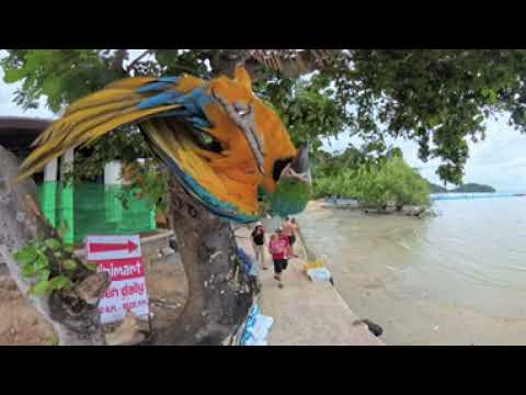 8K 360° Parrot at Railay Beach (Thailand) - 28/12/24
