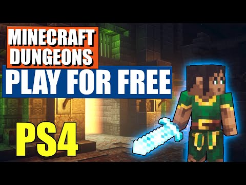 WittyPixel - Play Minecraft Dungeons for FREE! | PS4 Only | How to Guide