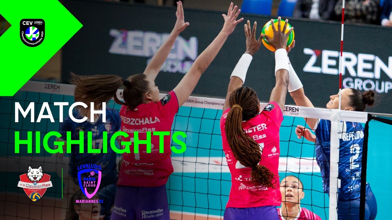 Highlights | KS Developres RZESZÓW vs. LEVALLOIS PARIS Saint Cloud | CEV ZEREN Group CLVolleyW 2026