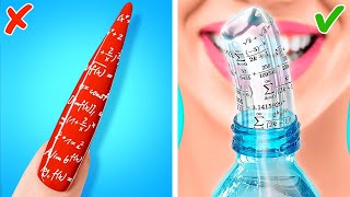 AMAZING SCHOOL HACKS AND DIY IDEAS! Testing Viral Gadgets! Rich VS Poor Students by 123 GO! LIKE