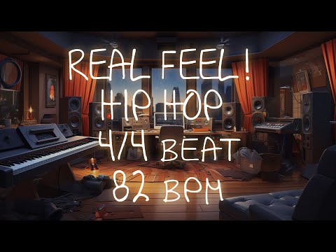 4/4 Drum Beat - 82 BPM - HIP HOP - REAL FEEL!
