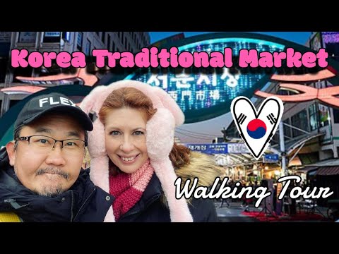 South Korea Walking Tour: Seomun Traditional Market!