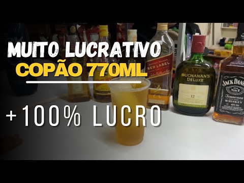 Como fazer Copão de Whisky 700ml Para vender na Distribuidora de Bebidas