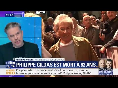 Philippe Wandel se confie ému sur la mort de Philippe Gildas: "Il était mon papa en télé"