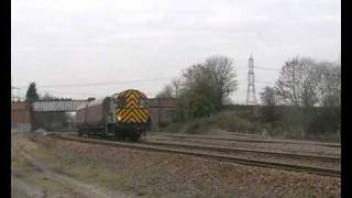 preview picture of video 'CLASS 09201 ON TRIP WORKING A PAIR OF COAL WAGONS'