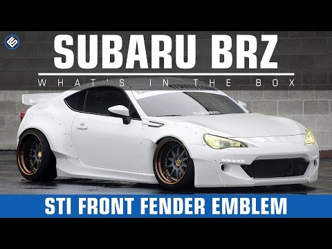 STI Front Fender Emblem - Subaru BRZ/Scion FR-S Install/Review!
