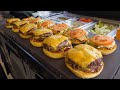 Amazing Street Burger American Style Double Bacon Cheeseburger Thai Street Food
