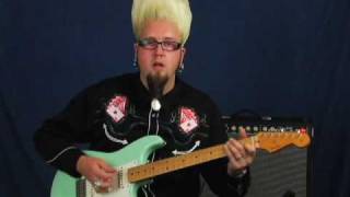 Guitar demo review Fender Mexican Stratocaster great for rock blues surf punk metal all styles