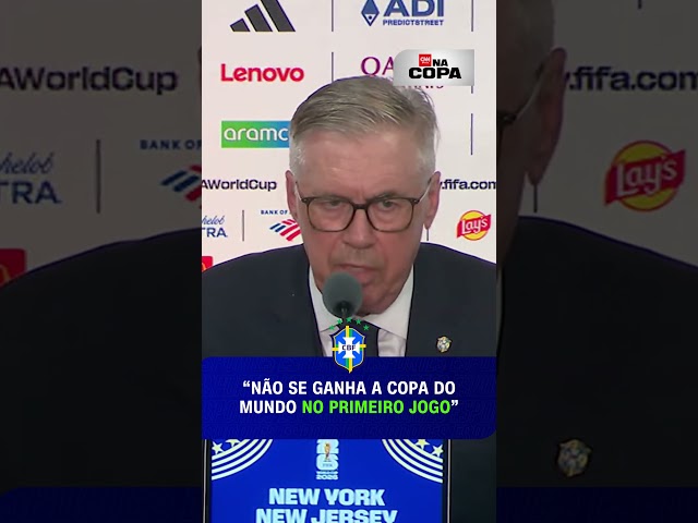 "Não se ganha a Copa no primeiro jogo", diz Ancelotti após empate contra Marrocos | CNN ESPORTES