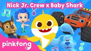 Sing with Baby Shark, Chase, Blaze, Gil and Blue | Nick Jr. Crew x Baby Shark