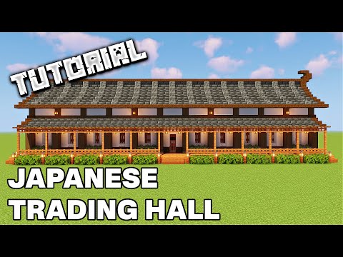 Japanese Trading Hall | Minecraft Tutorial
