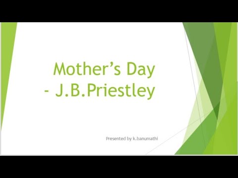 Mother's Day by J.B.Priestley in Tamil.