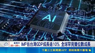 AI晶片爆發！IMF估台灣GDP成長10.7％冠全球 專家挺長期趨勢｜三立財經iNEWS