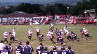 preview picture of video 'Waimea Football-James P. Dupree # 14-managing the game!'