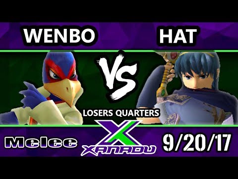 S@X 220 Melee - Wenbo (Falco, Fox) Vs. Hat (Marth, Falco, C. Falcon) - Smash Melee Losers Quarters
