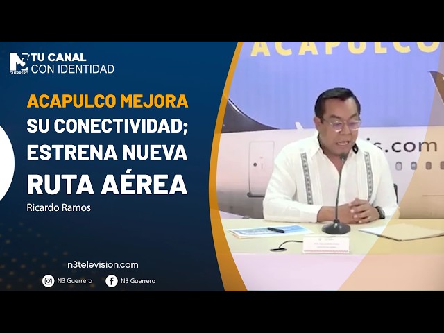 Acapulco mejora su conectividad; estrena nueva ruta aérea