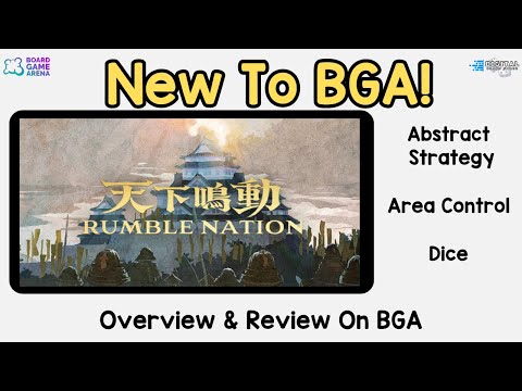 What’s New to BGA – Rumble Nation | Dice-Driven Area Control Strategy