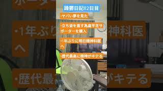 躁鬱日記82日目#vlog＃躁鬱＃孤独