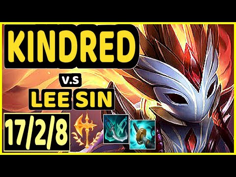 FREIRE (KINDRED) vs LEE SIN - PENTAKILL 17/2/8 KDA JUNGLE GAMEPLAY - BR Ranked GRANDMASTER