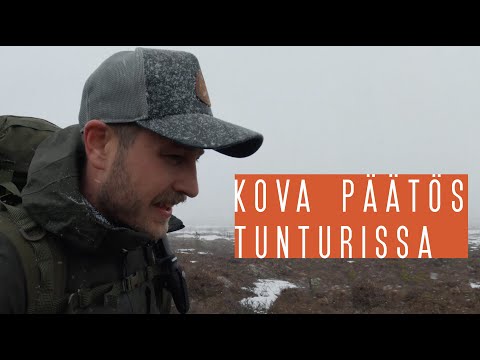 Epäonnistunut survival-vaellus Hammastunturin erämaan halki