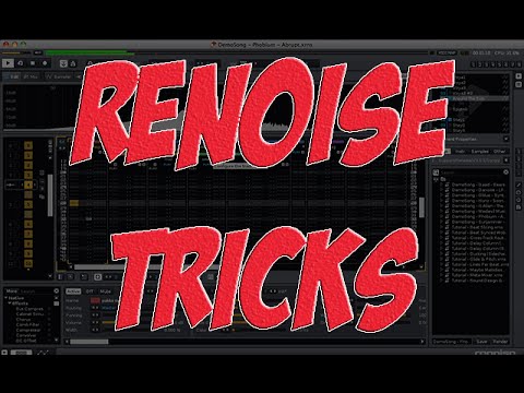 RENOISE ADVANCE EDITOR  ( BASS SWAPPING TRICK )