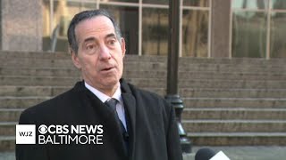 Maryland Congressman Jamie Raskin visits ICE detainees at Baltimore field office