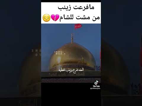 ما فرعت زينب من مشت للشام