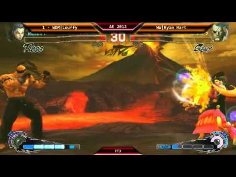 WW|Ryan Hart x WDM|Louffy - SSF4 AE2012 - FT3 #1