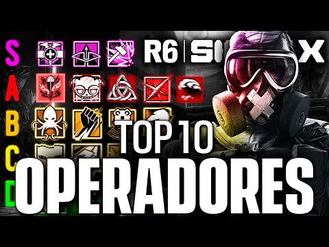 TOP 10 MEJORES OPERADORES de RAINBOW SIX SIEGE X